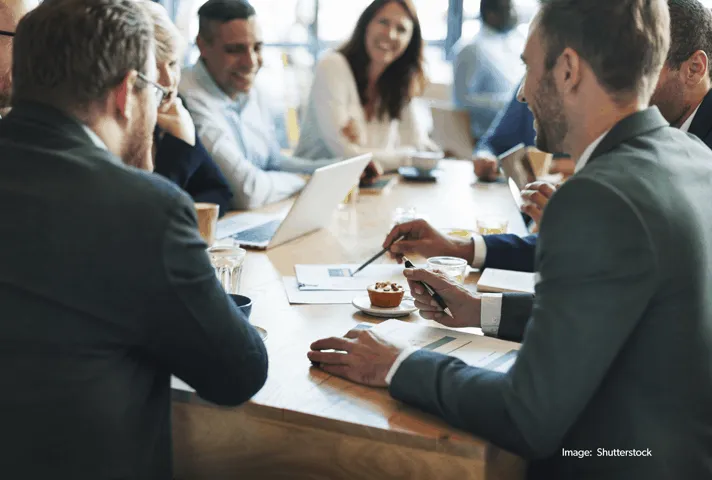 Image: group of people meeting