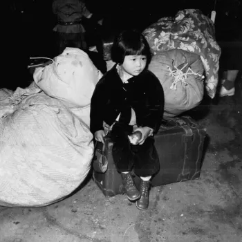 The internment order was based solely on Japanese ancestry. Children and the elderly were among those treated as security threats.