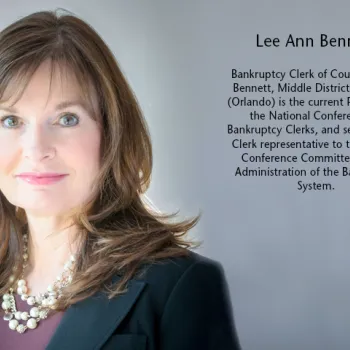 Bankruptcy Clerk of Court Lee Ann Bennett, Middle District of Florida.