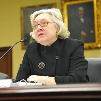 Judge Julia S. Gibbons, chair of the Judicial Conference Budget Committee