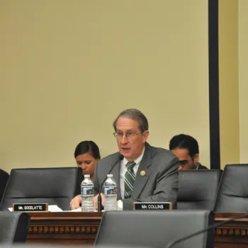 Rep. Robert Goodlatte (R-VA), chair of the House Judiciary Committee, makes a statement