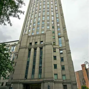 The 27-story Daniel Patrick Moynihan United States Courthouse, at 500 Pearl Street in lower Manhattan, houses the U.S. District Court for the Southern District of New York. The building was closed this week due to damage from Hurricane Sandy.