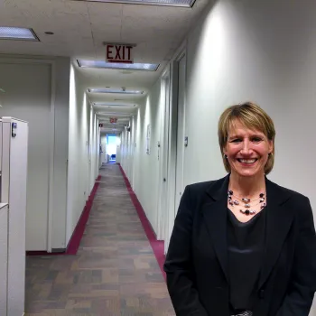 Jeanne Walsh, Chief U.S. Probation Officer for the Northern District of Illinois, said her current office layout, with long halls and private offices, no longer suits a downsized staff that spends many hours in the field.