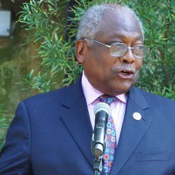 U.S. Rep. James E. Clyburn speaks at April 11 ceremony.