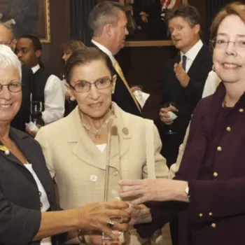 Image: Judge King with Justice Ruth Bader Ginsburg