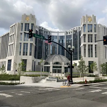 Newly built Fred D. Thompson U.S. Courthouse and Federal Building in Nashville.