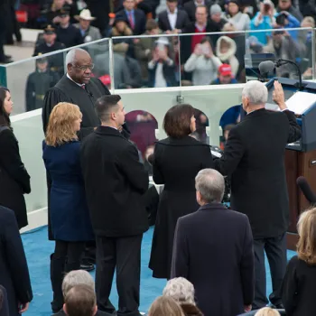 The Vice Presidential Oath of Office administered by Associate Justice Clarence Thomas.