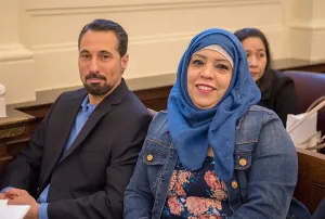 New citizens during the District of Maine's naturalization ceremony.