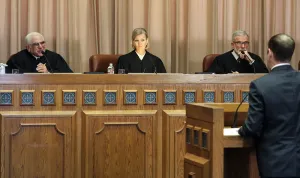 All-Alaskan appellate panel, left to right: Senior Circuit Judge Andrew J. Kleinfeld of Fairbanks, Circuit Judge Morgan Christen of Anchorage, and Senior District Judge John W. Sedwick, of Anchorage.