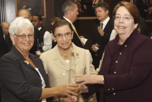 Image: Judge King with Justice Ruth Bader Ginsburg